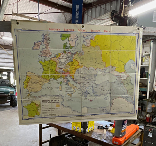 Denoyer geppert map europe - map,